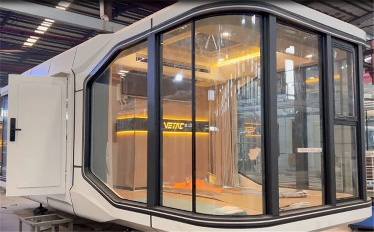 Mobile Space Cube Capsule House 40 ft Home 8