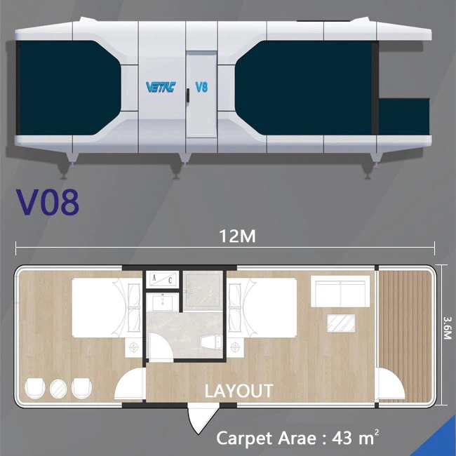 Luxury Prefab Vessel Capsule House (3)